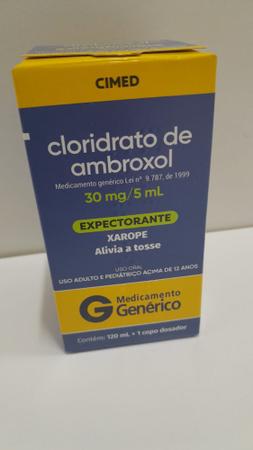 Cloridrato de Ambroxol 30mg Xarope 120mL