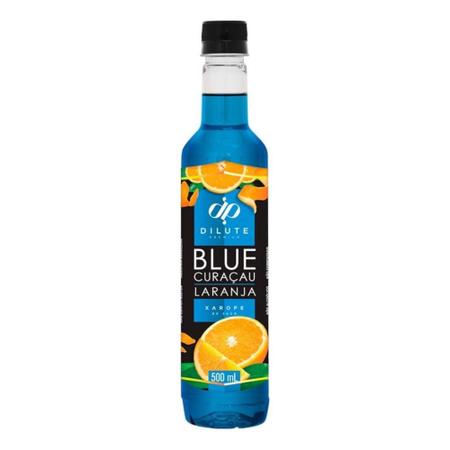 Xarope de Blue Curaçau Laranja 500ml Drinks e Soda Italiana - Dilute - Acquamix Imagem de Xarope de Blue Curaçau Laranja 500ml Drinks e Soda Italiana - Dilute