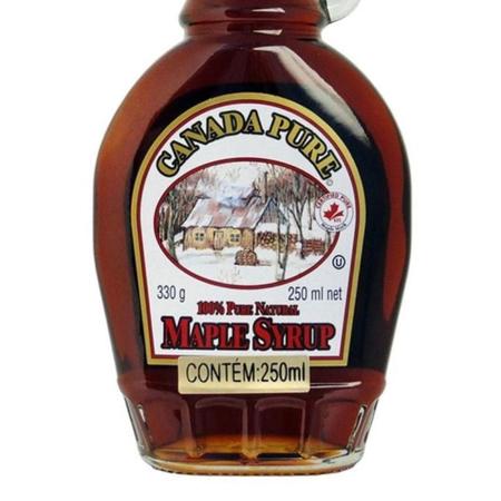 Xarope Bordo 100 Por Cento Pure Maple Syrup 250ml