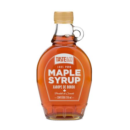 Xarope de Bordo Maple Syrup 250ml - Taste&co - Xarope de Bordo