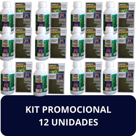 Xarope de Guaco Bio Flora Expectorante e Broncodilatador Frasco 150ml Kit  Promocional 48 Unidades - Medicamentos - Magazine Luiza