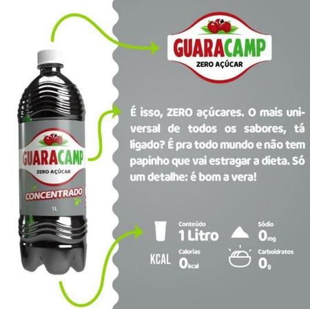 Imagem de Xarope Guaracamp Zero Açucar Guarana Natural- 1 litro