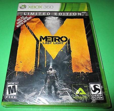 metro last light edicao limitada com dlc - jogo xbox 360 - Retro Games