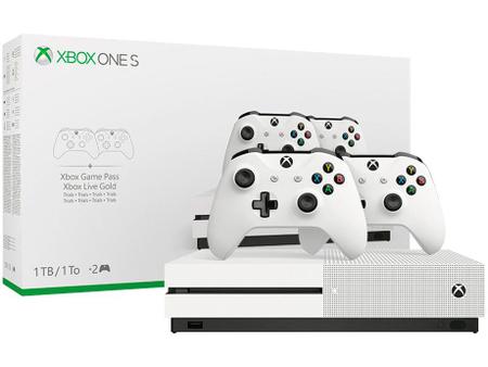 Console XBOX One S 1TB + 02 Controles