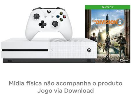 Console Xbox One S 1TB - Microsoft + 1 Controle + 1 Jogo - Branco