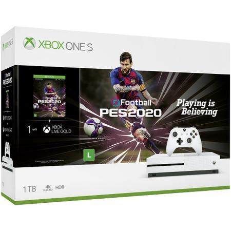 Imagem de Xbox One S 1TB e PES 2020 Microsoft