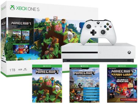 Xbox One S 1TB Microsoft 1 Controle com 1 Jogo - via Download