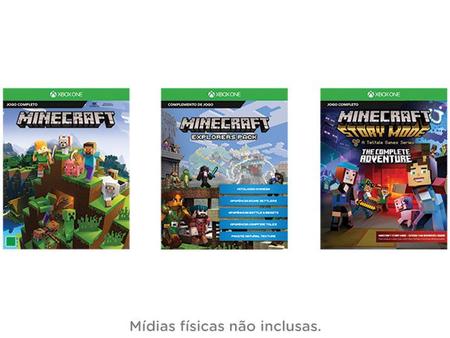 xbox 360 jogo minecraft e adventures