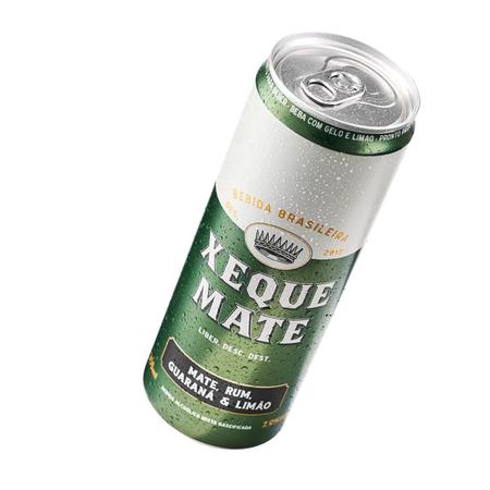 Viracopos Bebidas - Xeque Mate. ♟ Curta essa bebida leve e refrescante. Rum  de Minas & Guaraná da Amazônia & Chá Mate aqui do Sul. Lata com 310mL. Teor  alcoólico 8%.