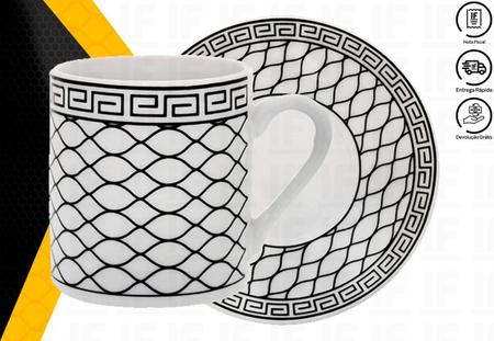Imagem de  Xícara De Café Conjunto Kit 12 Peças Porcelana
