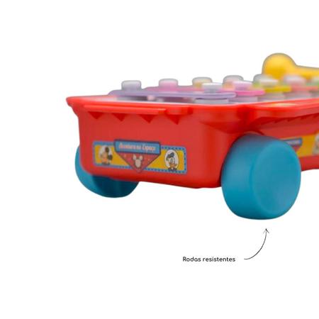 Imagem de Xilofone Educativo Foguete com 8 teclas Mickey Disney Baby