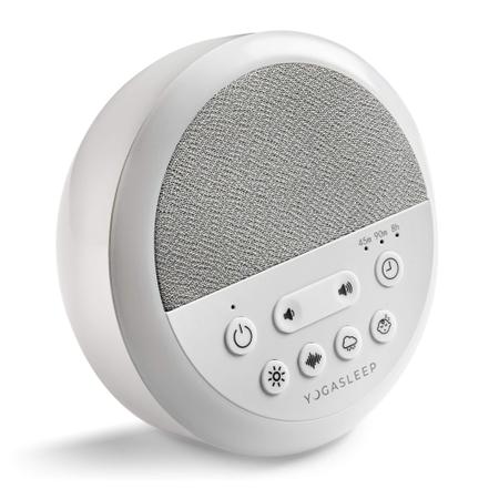 Imagem de Yogasleep Nod White Noise Sound Machine, com luz noturna suave e temporizador de sono, 20 opções de som, incluindo canções de ninar, natureza e ruído rosa, auxílio para bebês e adultos, cancelamento de ruído para privacidade do escritório