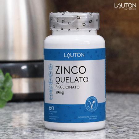 Zinco Quelato 29mg 60 caps Lauton Imagem de Zinco Quelato 29mg 60 caps Lauton