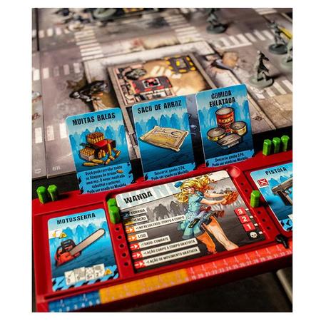 Jogo de Estratégia Zombicide 2 Ediçã 1 a 6 Jogadores, Para Maiores