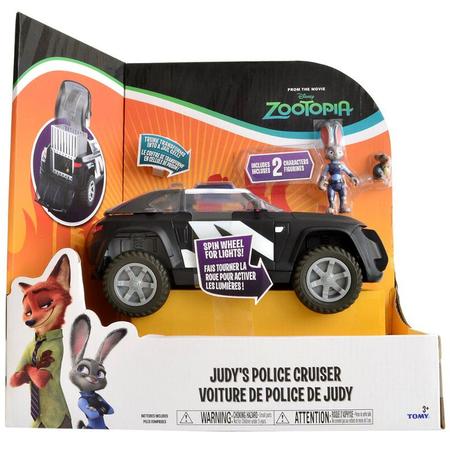 Zootopia - Disney - Veiculo + 2 personagens policial Judy - Sunny - Bonecos  - Magazine Luiza