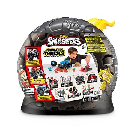 Monster Truck - Conjunto de jogos - Smashers Surpresa S1 - Amarelo