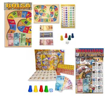 Jogo Educativo Bolsa De Valores Aprender Brinquedo Pmbi - R$ 29,98