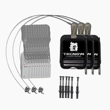 Tecnow 03 Travas Carrinho De Compras Condomínio + 80 Chaves Tecnow - Trava ...
