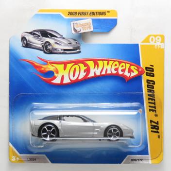 09 Corvette ZR1 9 - 1/64 - Hot Wheels 2008 - Carrinho de