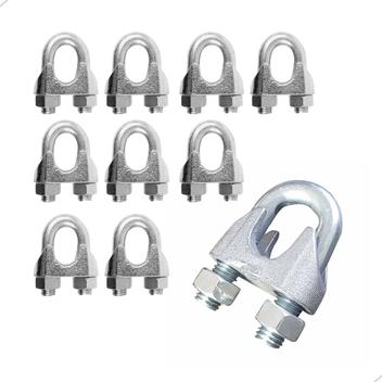 Conectores Para Cuerda De Valla Eléctrica AKO - 10 Unidades, Galvanizados, Para Reparación Rápida