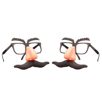10 Óculos Engraçados Com Nariz Grande E Bigode - Bella - Óculos de ...