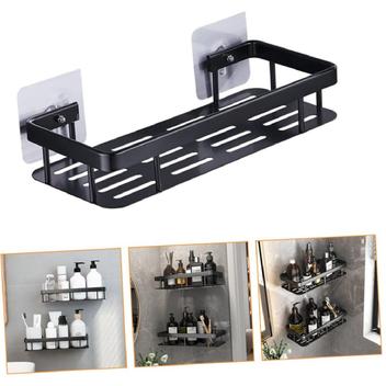 10 Suporte Organizador Prateleira Adesivo Sem Furar Parede - Homeart ...