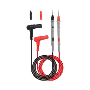 Par De Cables Banana 1000v 20a Multímetro Prueba Goma