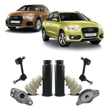 2 Kit Coxim Batente Tirante Traseiro Q3 - Grupo Auto - Coxim do