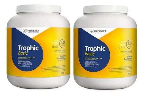 2 Potes De Trophic Basic 800g Dieta Enteral Prodiet - Nutrição Enteral ...