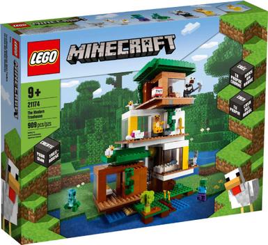 LEGO Minecraft A Casa da Árvore Moderna 21174 - Brinquedos de Montar e  Desmontar - Magazine Luiza