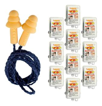 2X Maxxi Royal Kit 10 Protetor Auricular Plug Silicone 18Db - Protetor ...