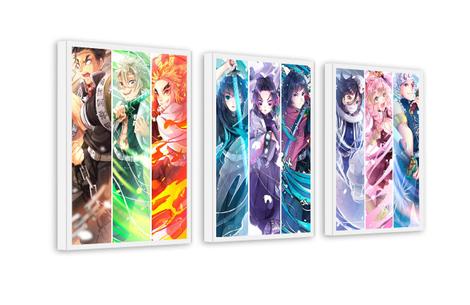 3 Quadros Decorativos Hashiras Kimetsu no Yaiba Água Fogo Som -  DecoradoPremium - Quadro Decorativo - Magazine Luiza