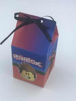 10 lembrancinhas caixa milk Roblox