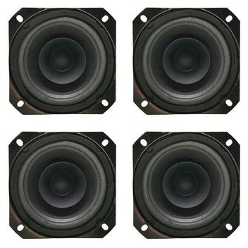 4 Alto Falante Qvs 4 Polegadas 80 Wrms Full Range Som Automotivo Som ...