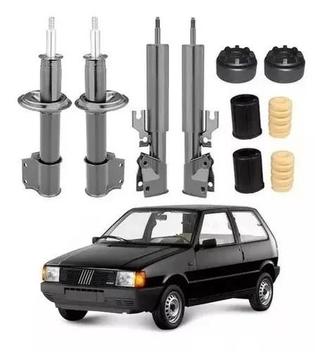 4 Amortecedor Kit Suspensão Fiat Uno 94 95 96 97 98 99 - millenium ...
