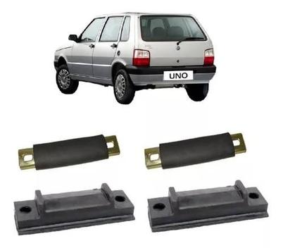 4 Batente Calço Feixe Mola Traseiro Fiat Uno Mille 1990/2013 - COP BOR ...