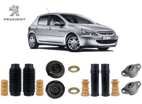4 Kit Do Amortecedor Dianteiro Traseiro Peugeot 307 2008 2009 2010 ...
