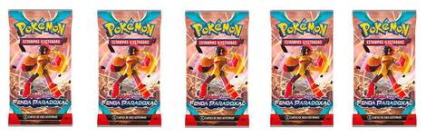 Jogo De Carta Pokemon Escarlate E Violeta 4 Fenda Paradoxal Com 1 Booster  (6 Cartas) Copag - Membi Papelaria e Livraria
