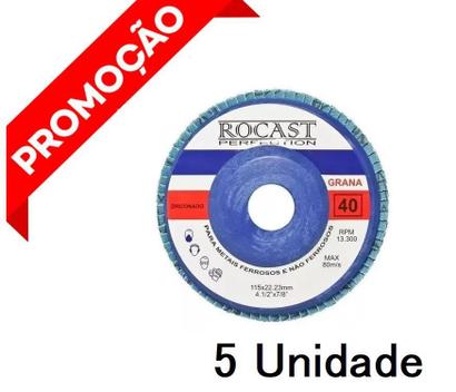 Dischi In Fibra Di Resina Di Ossido Di Alluminio 4 X 5/8 Pollici - Foto 3