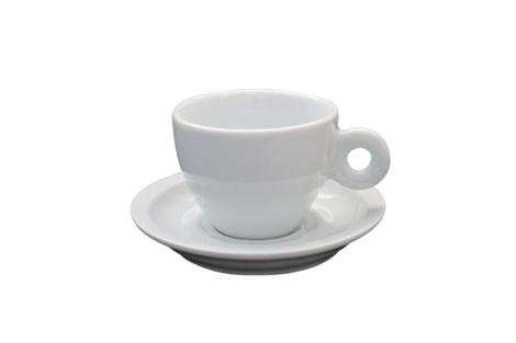 Jogo de 6 Xícaras de Café Cônica Coquinho 70 ml e Açucareiro de