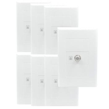 Placa Contacto Metalica Para Antena De Tv Cable Coaxial | Meses Sin Interés