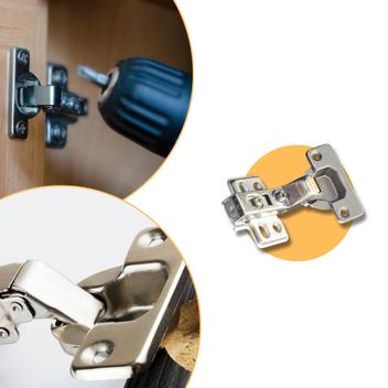 8 Dobradiça Super Curva Para Móveis Com Amortecedor Clip-on - Compras ...