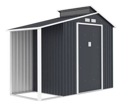 Abrigo De Jardim Container De Aco Galvanizado 292x129x229 Cm - Plicosa ...