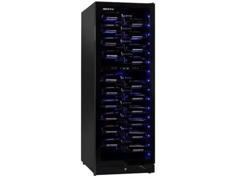 Adega Benmax Preto - 119 Garrafas - 110v - Bac119