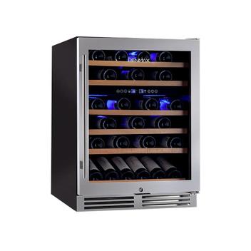 Adega Benmax Inox - 51 Garrafas - 110v - Bac51