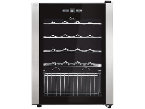 Adega Midea Preto - 24 Garrafas - 110v - Wbb241