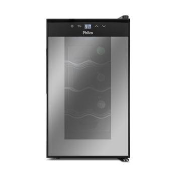 Adega Philco Preto - 8 Garrafas - Bivolt - Pad8