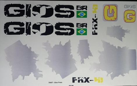Adesivo Bicicleta Gios - BR Adesivos - Guidão de Bicicleta - Magazine Luiza