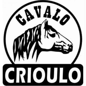 Adesivo Cavalo Crioulo SV2088 - Selaria Vertentes - Acessórios para Carro -  Magazine Luiza