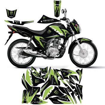 Adesivo personalizado honda fan cg 150 família do grau 2011-2015 premium  plus - OLIGRAPHICS - Adesivo para Moto - Magazine Luiza